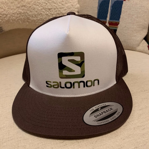 salomon snapback trucker hat
